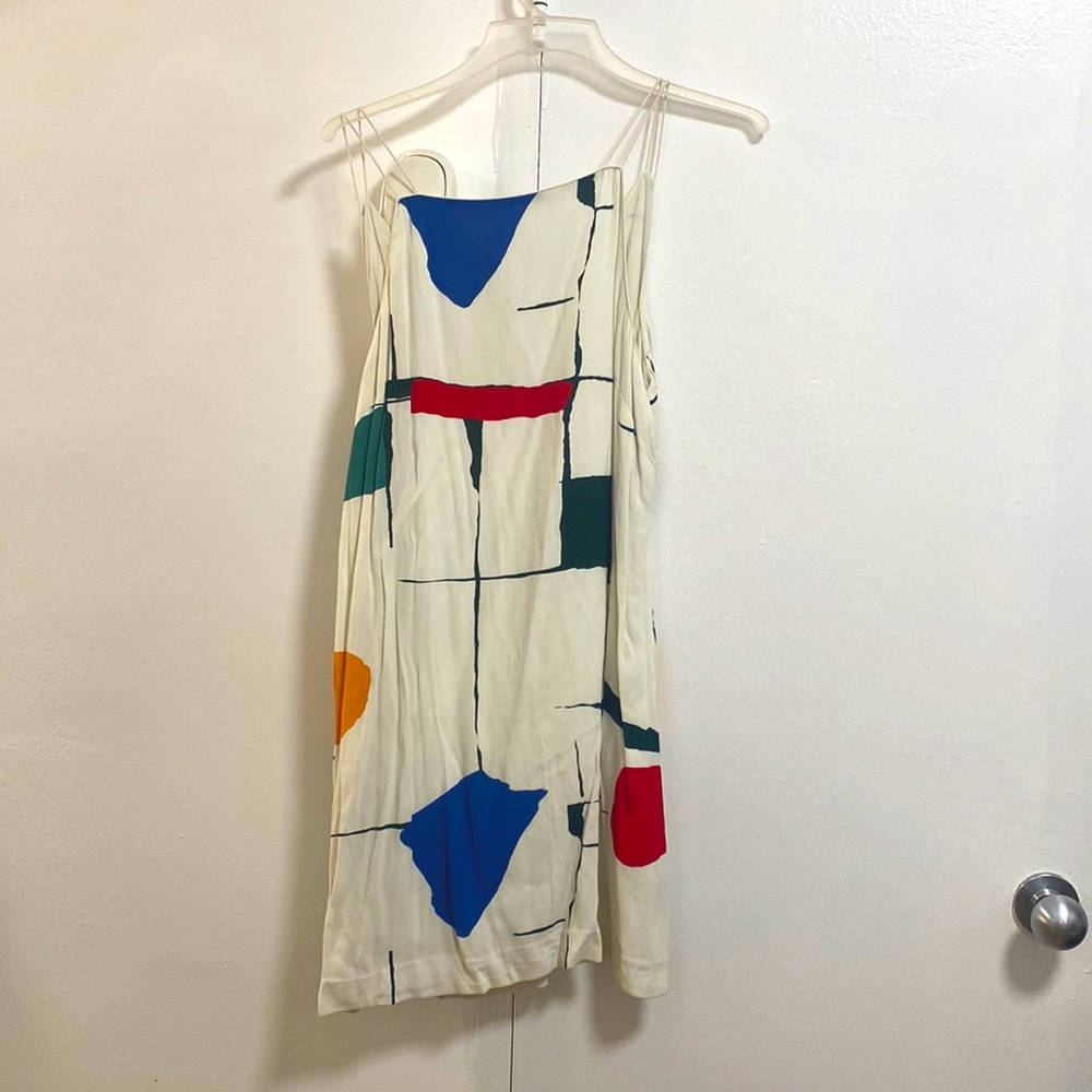Abstract Print Mini Dress